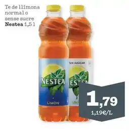 Sorli NESTEA Te de llimona normal o sense sucre oferta