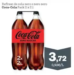 Sorli COCA-COLA Refresc de cola zero o zero zero oferta