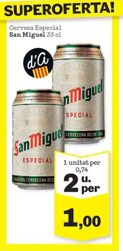 Sorli SAN MIGUEL Cervesa Especial oferta