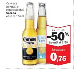 Sorli CORONA Cervesa normal o sense alcohol oferta