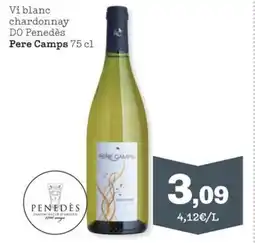 Sorli PERE CAMPS Vi blanc chardonnay DO Penedès oferta