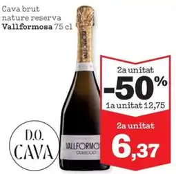 Sorli VALLFORMOSA Cava brut nature reserva oferta