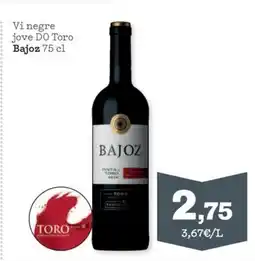 Sorli BAJOZ Vi negre jove DO Toro oferta