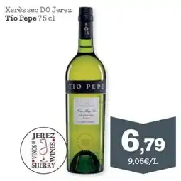 Sorli TIO PEPE Xerès sec DO Jerez oferta