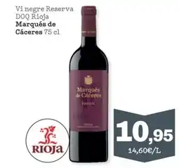 Sorli MARQUES DE CACERES Vi negre Reserva DOQ Rioja oferta