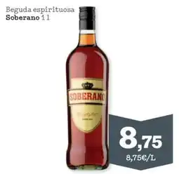Sorli SOBERANO Beguda espirituosa oferta