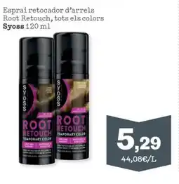 Sorli SYOSS Esprai retocador d'arrels Root Retouch, tots els colors oferta