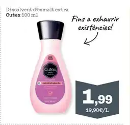 Sorli CUTEX Dissolvent d'esmalt extra oferta