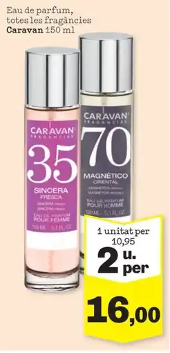 Sorli CARAVAN Eau de parfum, totes les fragàncies oferta