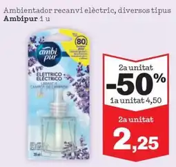 Sorli AMBIPUR Ambientador recanvi elèctric, diversos tipus oferta