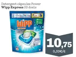 Sorli WIPP EXPRESS Detergent càpsules Power oferta