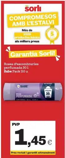 Sorli IFA SABE Bossa d'escombraries perfumada oferta