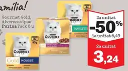 Sorli PURINA Gourmet Gold, diversos tipus oferta
