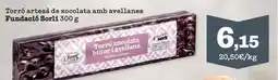 Sorli SORLI Torró artesà de xocolata amb avellanes Fundació oferta