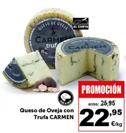 Masymas CARMEN Queso de Oveja con Trufa oferta