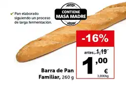 Masymas Barra de Pan Familiar oferta