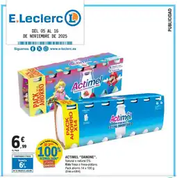 E.Leclerc DANONE Actimel oferta