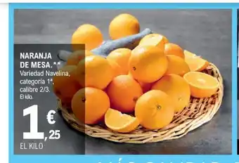 Naranja de mesa