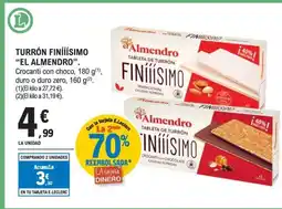 E.Leclerc EL ALMENDRO Turrón finííísimo oferta