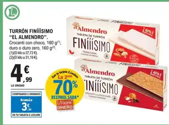 EL ALMENDRO Turrón finííísimo