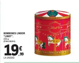 E.Leclerc LINDT Bombones lindor oferta