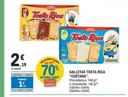 E.Leclerc CUÉTARA Galletas tosta rica oferta