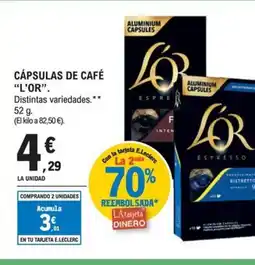 E.Leclerc L'OR Cápsulas de café oferta