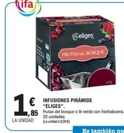 E.Leclerc ELIGES Infusiones pirámide oferta