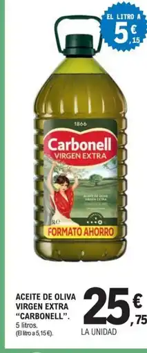 E.Leclerc CARBONELL Aceite de oliva virgen extra oferta