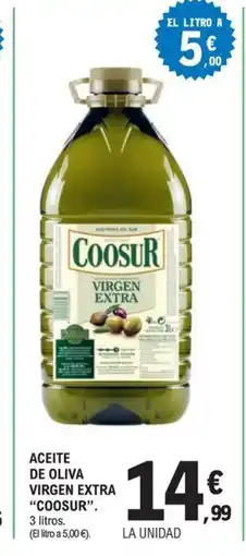 E.Leclerc COOSUR Aceite de oliva virgen extra oferta