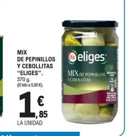 E.Leclerc ELIGES Mix de pepinillos y cebollitas oferta