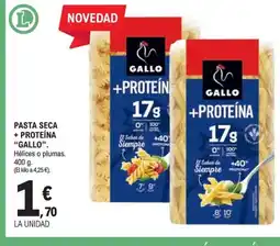 E.Leclerc GALLO Pasta seca + proteína oferta
