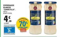 E.Leclerc CARRETILLA Espárragos blancos oferta