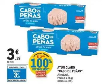 E.Leclerc CABO DE PEÑAS Atún claro oferta