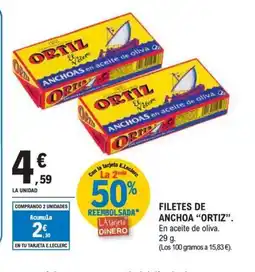 E.Leclerc ORTIZ Filetes de anchoa oferta