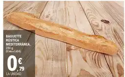 E.Leclerc Baguette rústica mediterránea oferta