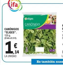 E.Leclerc ELIGES Canónigos oferta