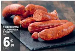 E.Leclerc Chorizo fresco de cerdo dulce o picante oferta