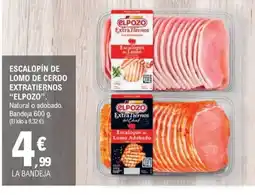 E.Leclerc ELPOZO Escalopín de lomo de cerdo extratiernos oferta