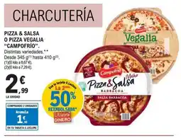 E.Leclerc CAMPOFRÍO Pizza & salsa o pizza vegalia oferta