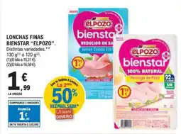 E.Leclerc ELPOZO Lonchas finas bienstar oferta