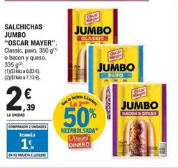 E.Leclerc OSCAR MAYER Salchichas jumbo oferta