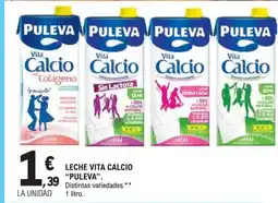E.Leclerc PULEVA Leche vita calcio oferta