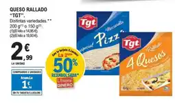 E.Leclerc TGT Queso rallado oferta