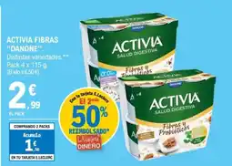 E.Leclerc DANONE Activia fibras oferta