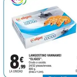 E.Leclerc ELIGES Langostino vannamei oferta