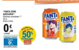 E.Leclerc FANTA Zero azúcares oferta