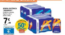 E.Leclerc AQUARIUS Bebida isotónica oferta