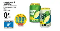 E.Leclerc FUZE TEA Refresco de té oferta