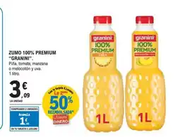 E.Leclerc GRANIN Zumo 100% premium oferta